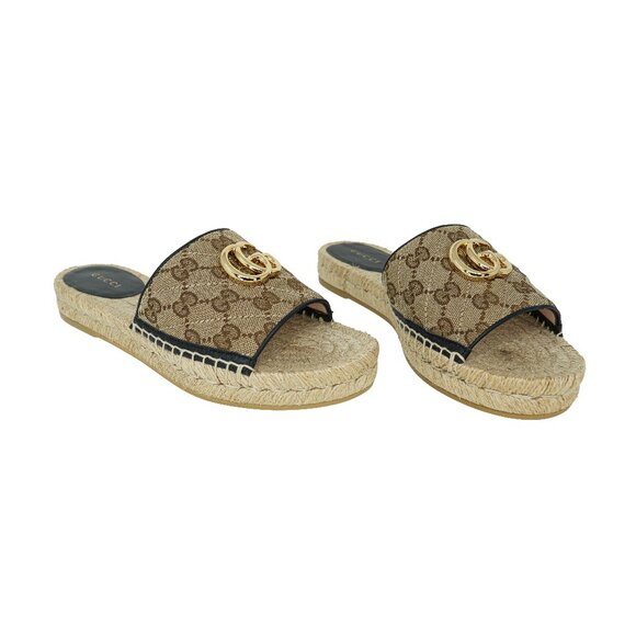 Gucci Shoes - Gucci Women's GG Marmont Espadrille Slides